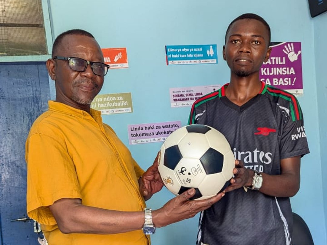 Football for Peace: BAKAID Donates a Football to Kilindoni Primary School in Mafia